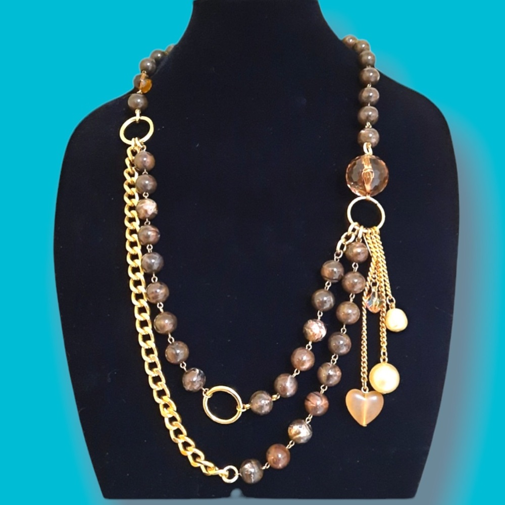 Italian Dudu Statement Necklace
